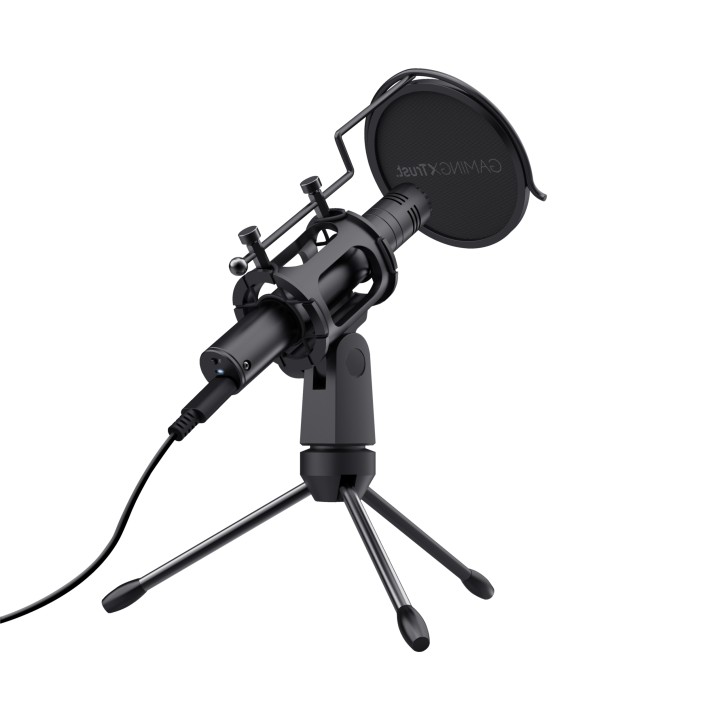 Micrófono Trust GXT241 Velica USB Trípode Negro (24182)