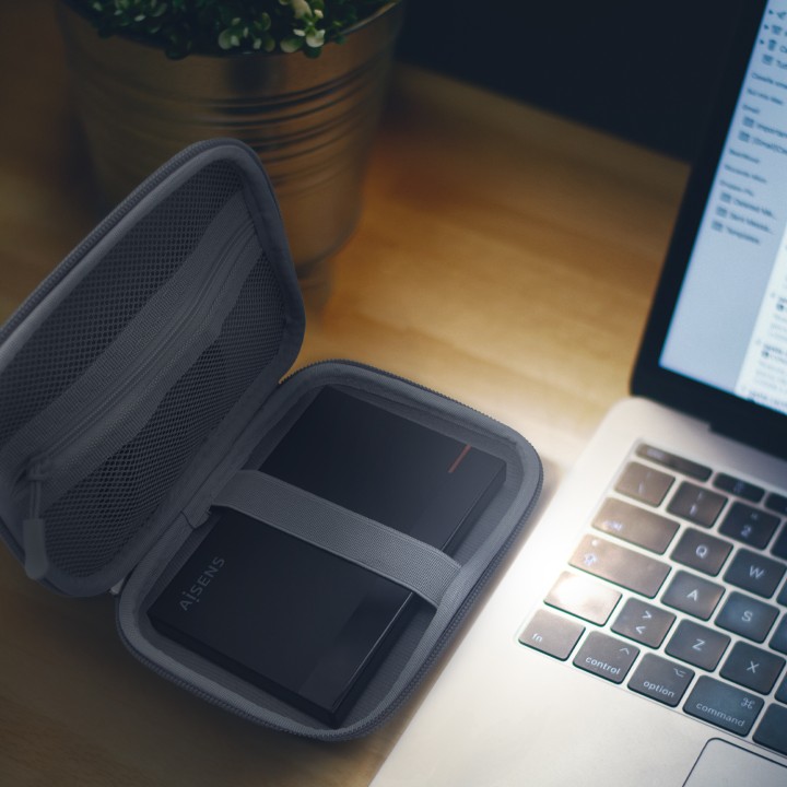 Funda AISENS HD Externo 2.5" Gris (ASBG-005-GR)