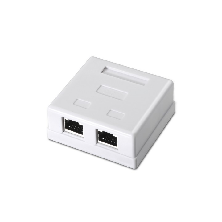 Roseta AISENS RJ45 Cat6 FTP 2 Tomas Blanca (A139-0304)