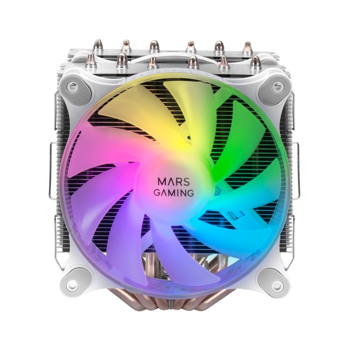 Ventilador Mars Gaming 300W Dual ARGB Blanco (MCPUXTW)