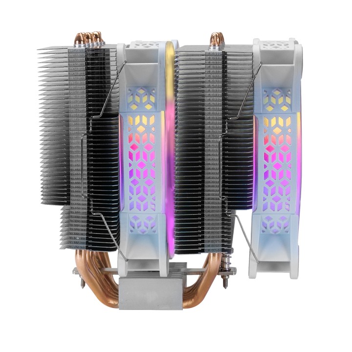 Ventilador Mars Gaming 300W Dual ARGB Blanco (MCPUXTW)