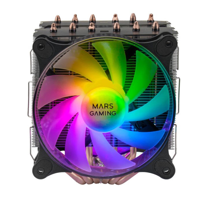 Ventilador CPU Mars Gaming Dual ARGB Negro (MCPUXT)