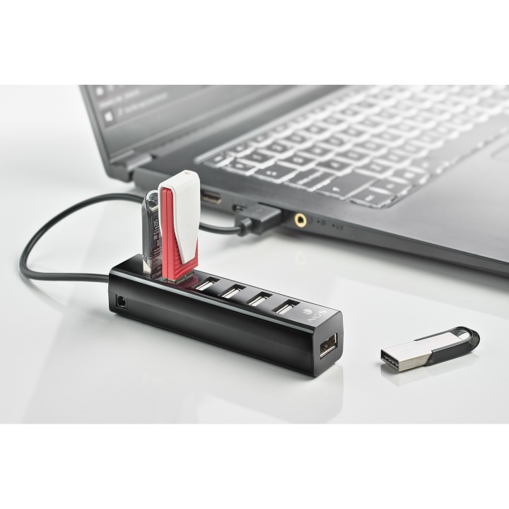 Hub NGS 7xUSB 2.0 Negro (IHUB7TINY)