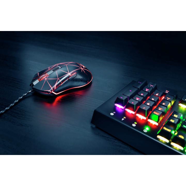 Ratón Gaming Trust GXT133 LOCX Óptico USB Negro (22988)