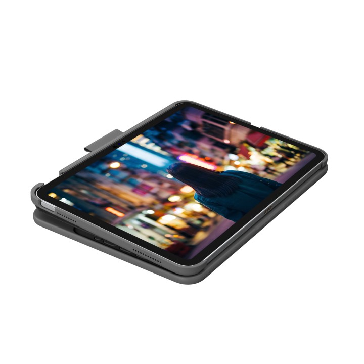 Funda con Teclado LOGITECH Slim Folio Gris (920-011426)