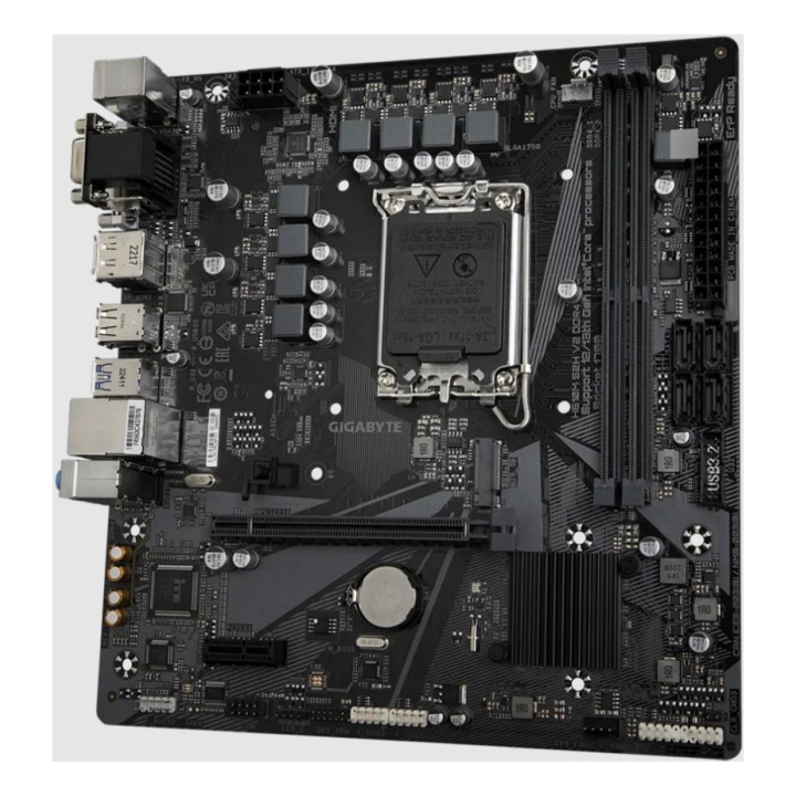 GIGABYTE H610M S2H V2:(1700) 2DDR5 HDMI VGA DVI DP mATX
