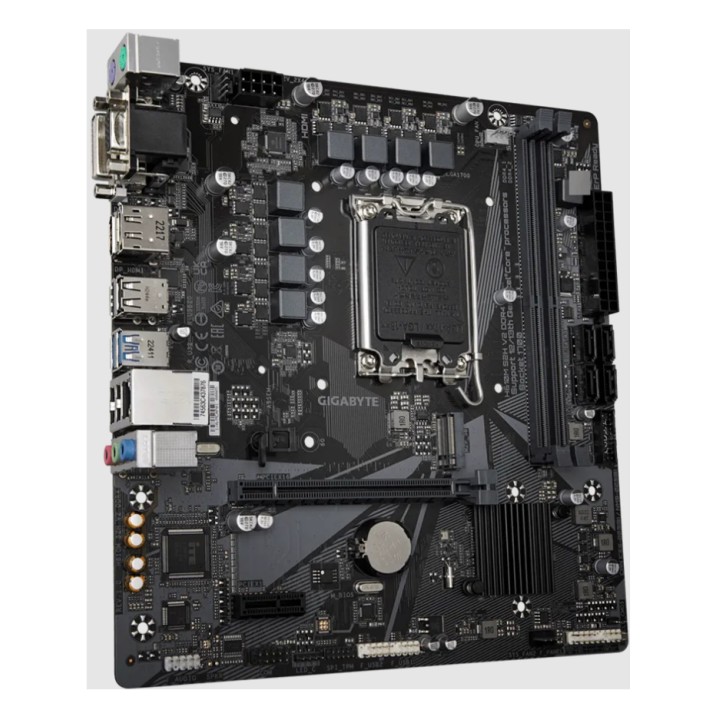 GIGABYTE H610M S2H V2:(1700) 2DDR5 HDMI VGA DVI DP mATX