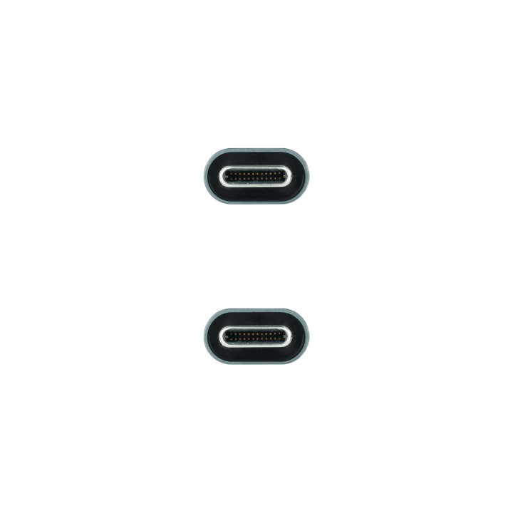 Nanocable USB-C/M a USB-C/M 1.5m Negro(10.01.4301-L150)