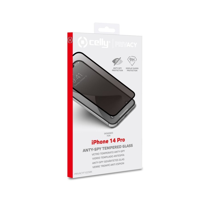 Protector Pantalla CELLY iPhone 14 Pro (PRIVACYF1025BK)