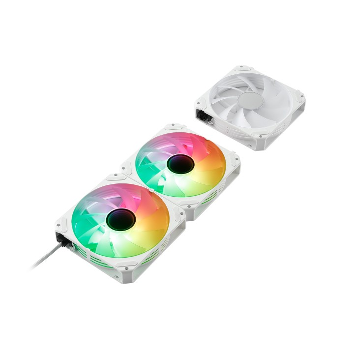 Ventilador Abysm Arclight ARGB Kit 3 Blanco (AB311001W)