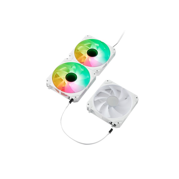 Ventilador Abysm Arclight ARGB Kit 3 Blanco (AB311001W)