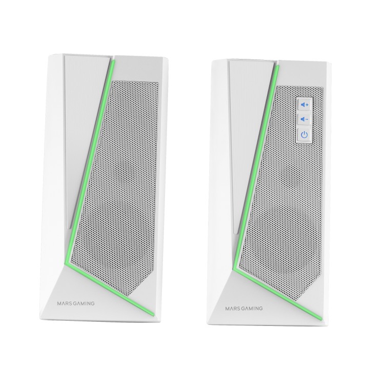 Altavoces Mars Gaming 2.0 BT 5.0 RGB 20W Blancos (MS7W)