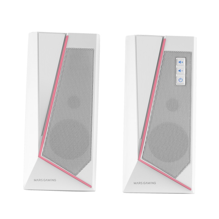 Altavoces Mars Gaming 2.0 BT 5.0 RGB 20W Blancos (MS7W)