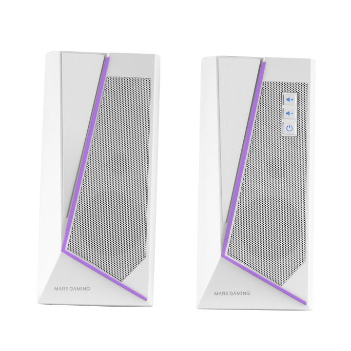 Altavoces Mars Gaming 2.0 BT 5.0 RGB 20W Blancos (MS7W)
