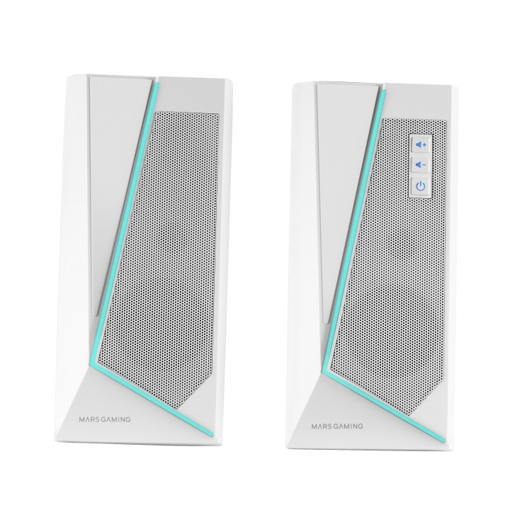 Altavoces Mars Gaming 2.0 BT 5.0 RGB 20W Blancos (MS7W)