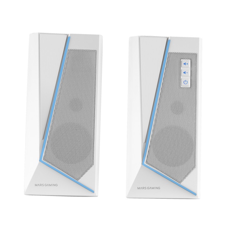 Altavoces Mars Gaming 2.0 BT 5.0 RGB 20W Blancos (MS7W)