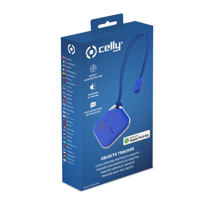 Smart Tag CELLY FINDER Azul (SMARTFINDERBL)