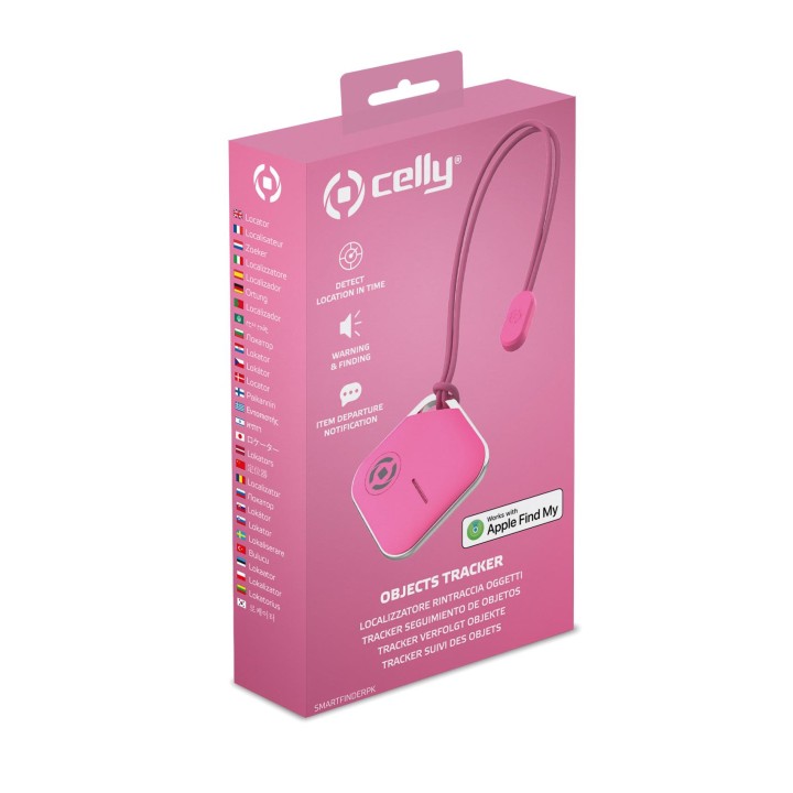 Smart Tag CELLY FINDER Rosa (SMARTFINDERPK)