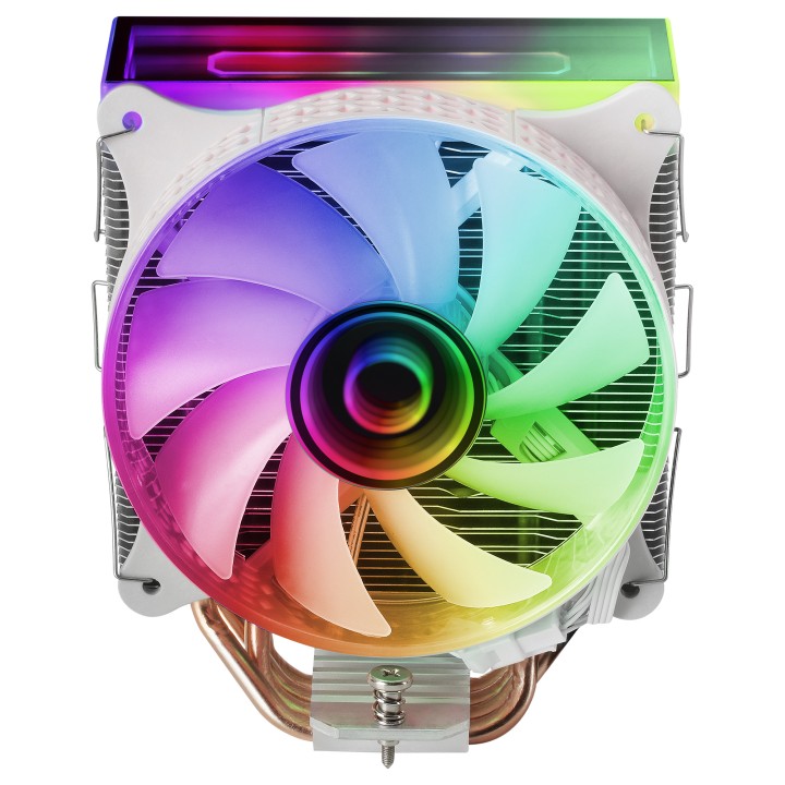 Ventilador Mars Gaming 120mm 180W ARGB Blanco (MCPUVRW)