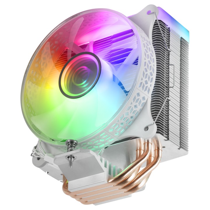 Ventilador Mars Gaming 120mm 180W ARGB Blanco (MCPUVRW)
