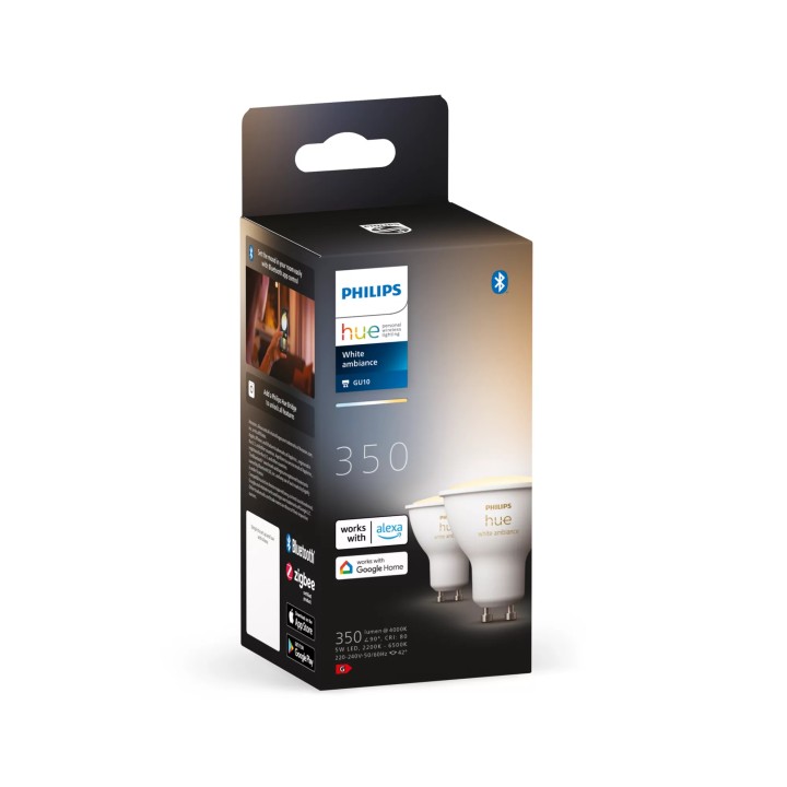Bombilla Philips Hue LED GU10 35W Kit 2 (929001953310)