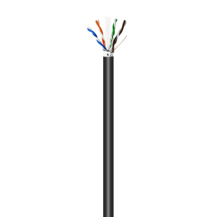 Cable AISENS RJ45 Cat.6 FTP Ext 100m Negro (A135-0673)
