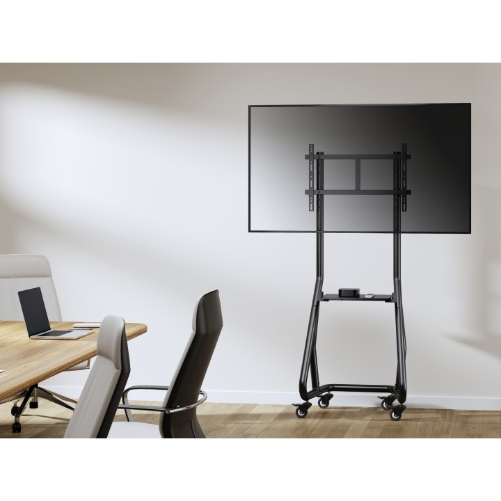 Soporte de Suelo EQUIP 37"-80" Ruedas 80Kg (EQ650608)