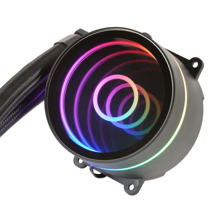 Ref. Líq. CPU Mars Gaming 400W FRGB Negra (MLONE240)