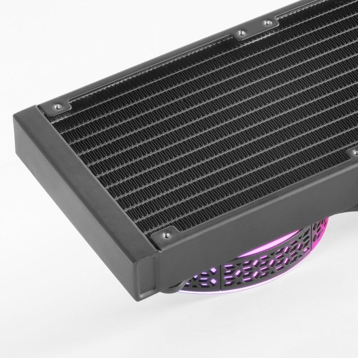 Ref. Líq. CPU Mars Gaming 400W FRGB Negra (MLONE240)