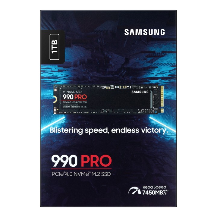 SSD Samsung 990 Pro 1Tb NVMe M.2 V-NAND (MZ-V9P1T0BW)
