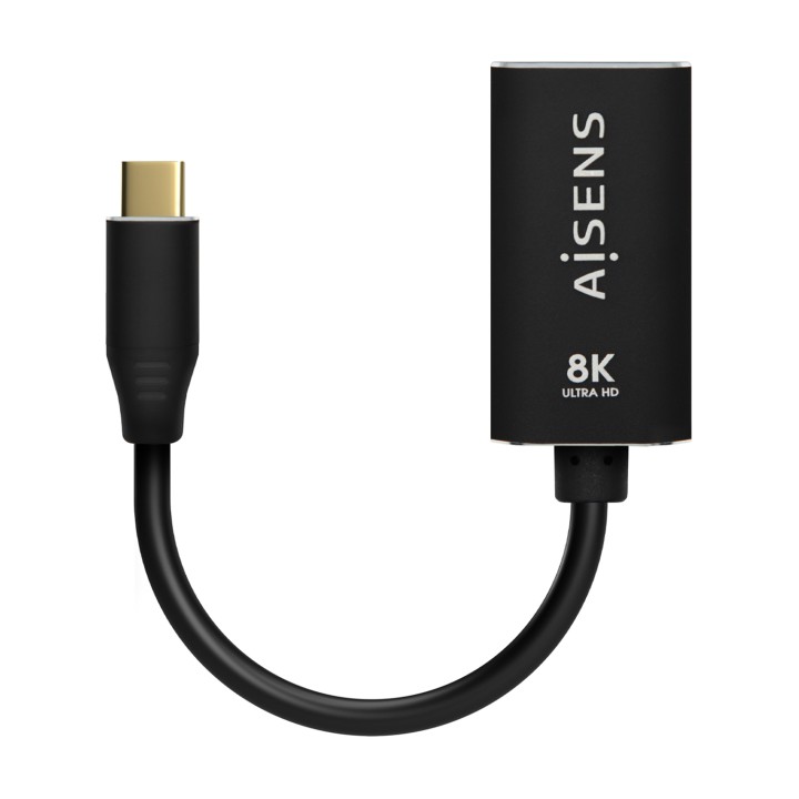 Adaptador AISENS USB-C/M a DP/H 15cm Negro (A109-0690)