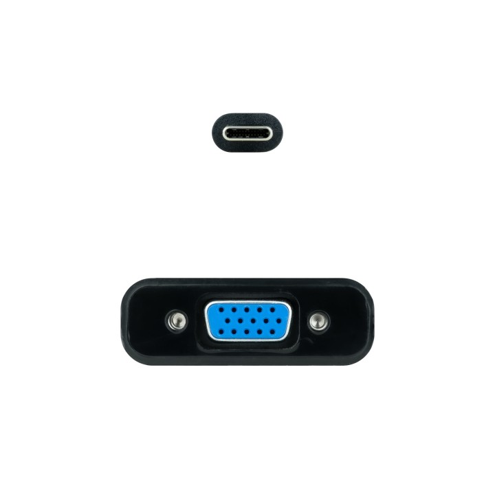 Adaptador Nanocable USB-C a VGA Negro (10.16.4101-BK)