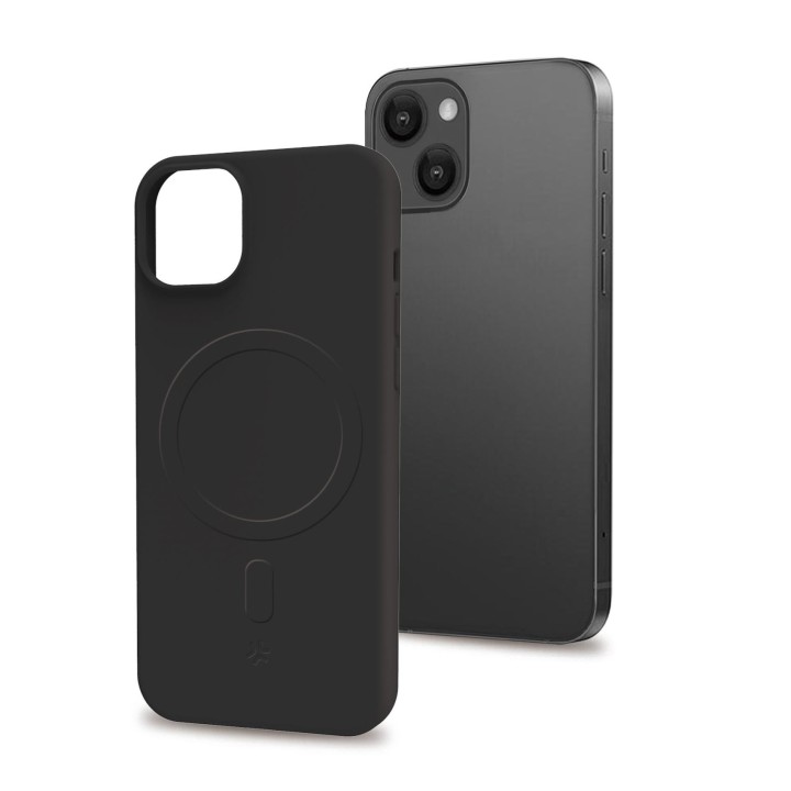 Funda CELLY Cromomag iPhone 15 Negra (CROMOMAG1053BK)