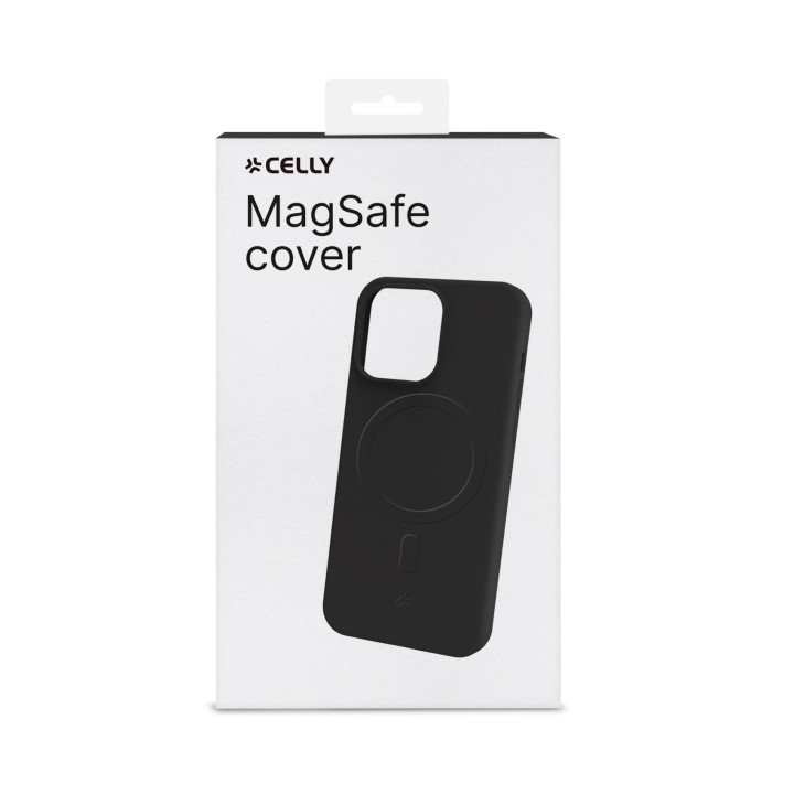 Funda CELLY Cromomag iPhone 15 Negra (CROMOMAG1053BK)