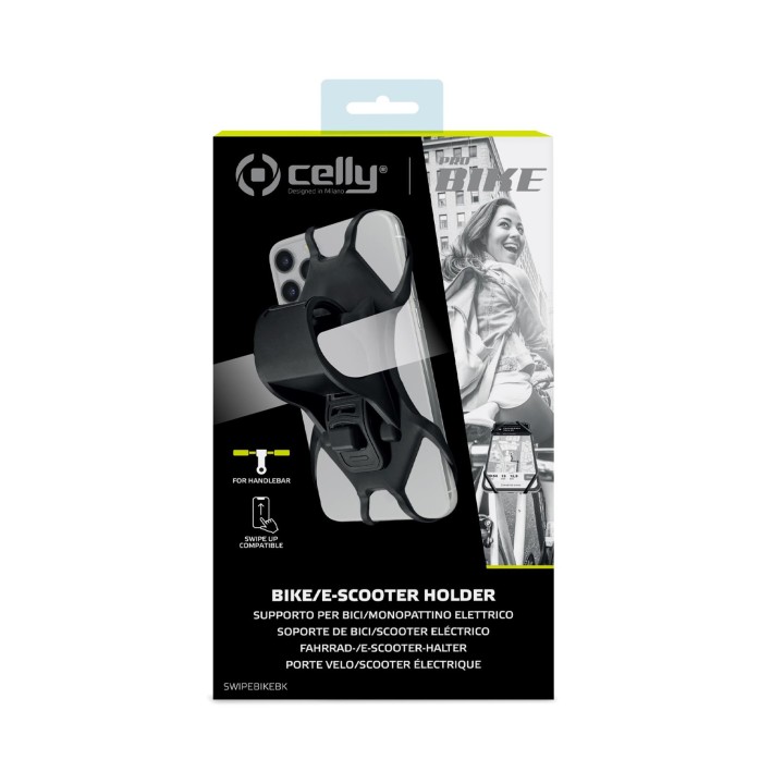 Soporte Bicicleta CELLY Correa ajustable (SWIPEBIKEBK)