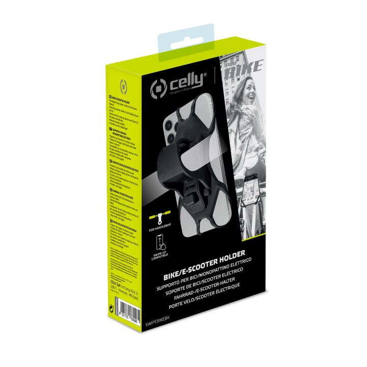 Soporte Bicicleta CELLY Correa ajustable (SWIPEBIKEBK)