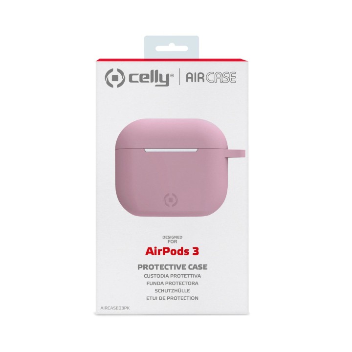 Funda CELLY para Apple Airpods 3 Rosa (AIRCASE03PK)