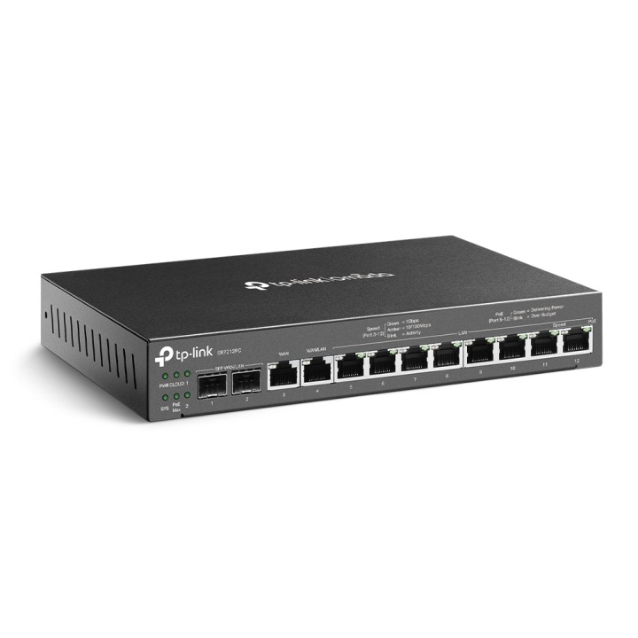Router TP-Link VLAN 2xSFP PoE Negro (ER7212PC)