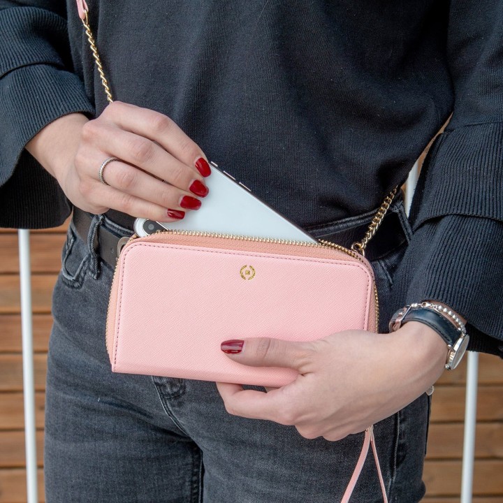 Funda Cartera Universal CELLY 6.5" Rosa (VENEREPK)