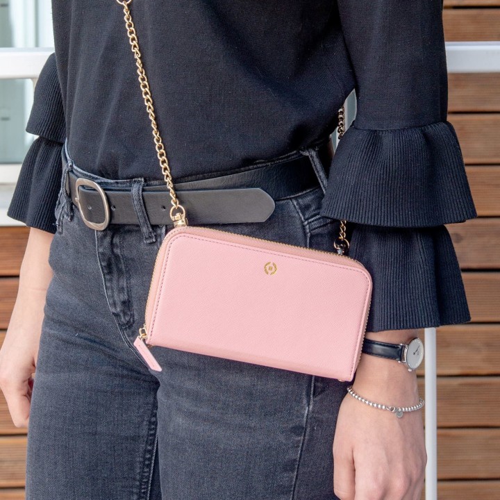 Funda Cartera Universal CELLY 6.5" Rosa (VENEREPK)