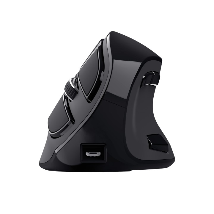 Ratón Vertical Trust Voxx RF Bluetooth Negro (23731)