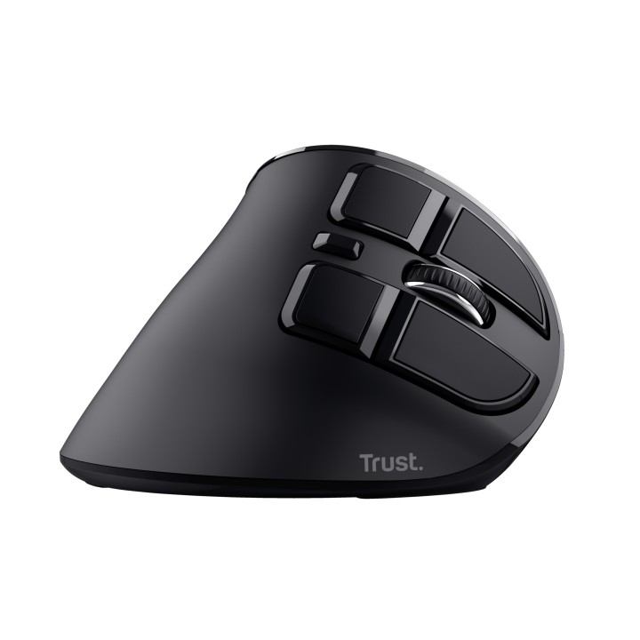 Ratón Vertical Trust Voxx RF Bluetooth Negro (23731)