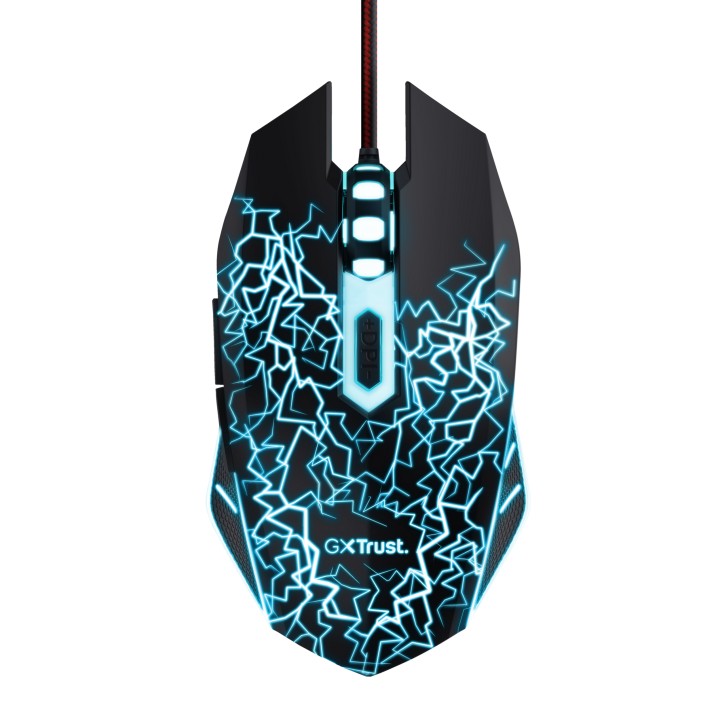 Pack Gaming Trust Ratón+Alfombrilla RGB Negro (24752)