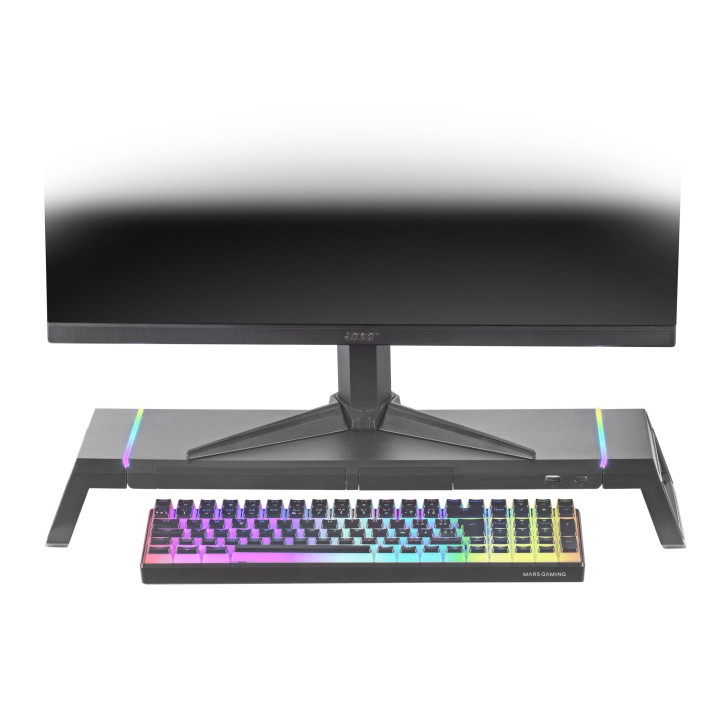 Soporte de Sobremesa Mars Gaming Monitor Negro (MGSONE)
