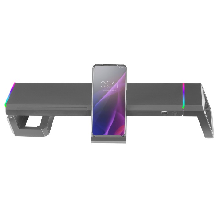 Soporte de Sobremesa Mars Gaming Monitor Negro (MGSONE)