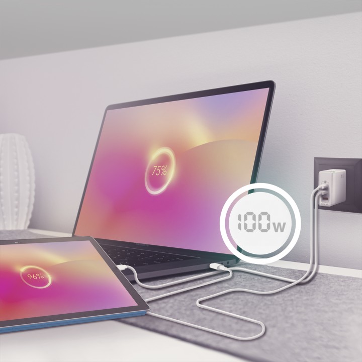 Cargador Pared AISENS 1USB-A 2USB-C (ASCH-100W3P008-W)