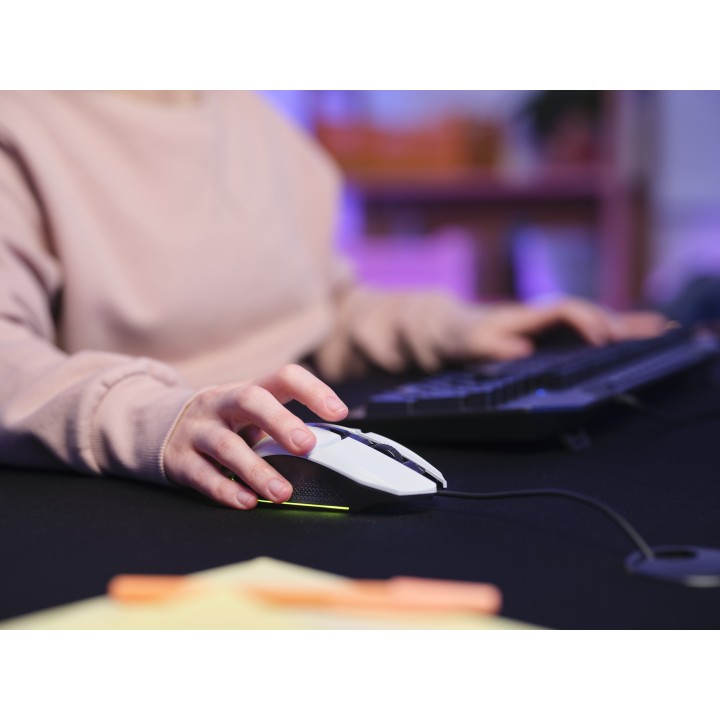 Ratón Gaming Trust GXT 109W FELOX RGB Blanco (25066)