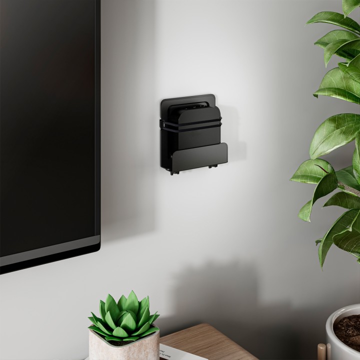 Soporte Pared AISENS Router/Mini PC Negro (MPC02-155)