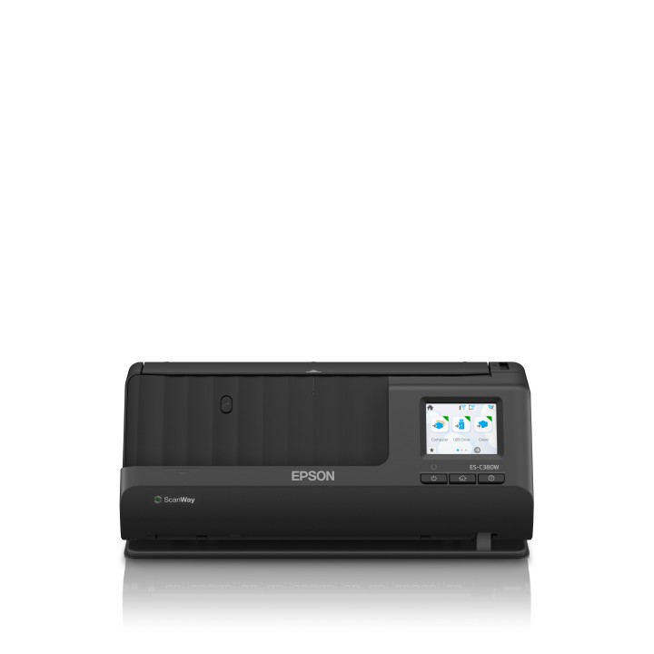 Escáner Epson ES-C380W A4 Color ADF Negro (B11B269401)