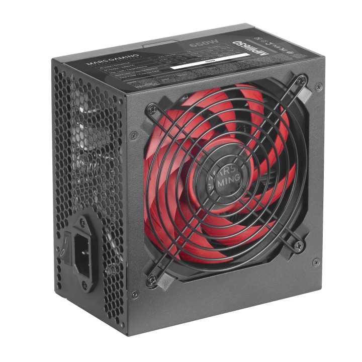 Fuente Mars Gaming ATX 650W PFC 85% Negra (MPIII650)